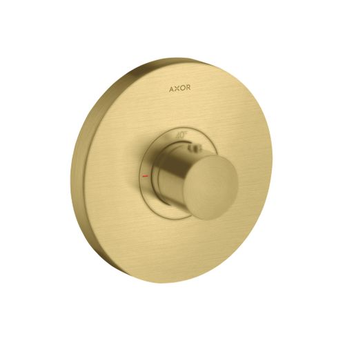 AXOR-HG-AXOR-ShowerSelect-Thermostat-HighFlow-Unterputz-rund-Brushed-Brass-36721950 gallery number 1